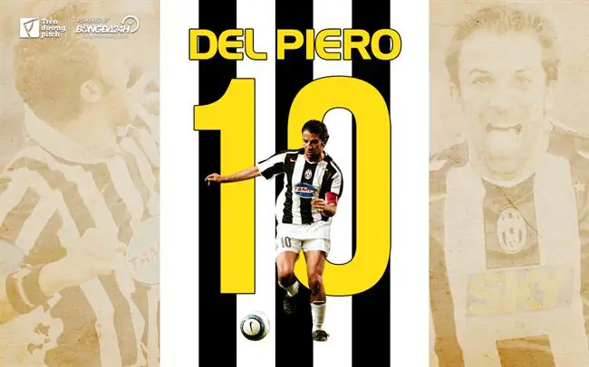 Alessandro Del Piero: Biểu tượng Juventus và hành trình huyền thoại 2 Alessandro Del Piero Alessandro Del Piero trong màu áo Juventus phần 3