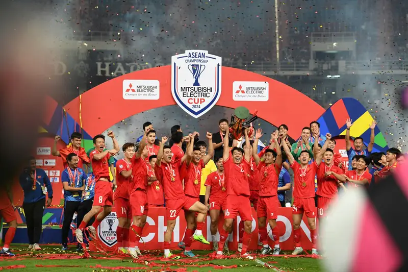 ASEAN Cup 2026: Hé Lộ Đội Hình, Lịch Thi Đấu & Cơ Hội Vô Địch Cho Việt Nam! 2 asean cup 2026 cầu thủ việt nam ăn mừng