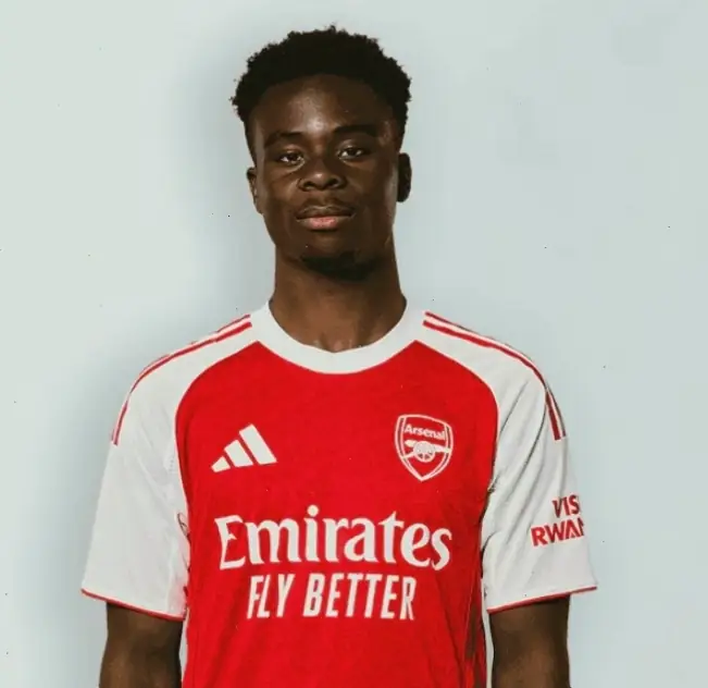 Bukayo Saka: Hành Trình Kỳ Diệu Của Ngôi Sao Arsenal 2 Bukayo Saka Bukayo Saka trong màu áo Arsenal phần 3