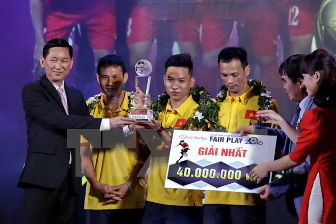 futsal việt nam dự world cup 2016 đội tuyển futsal nhận cúp fair play