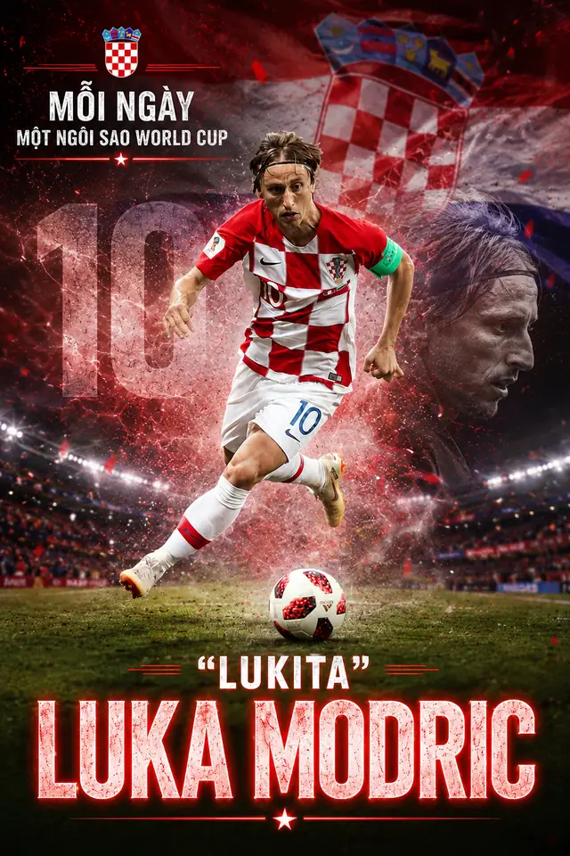 Luka Modrić: Huyền Thoại Giữa Sân Cỏ, Người Kiến Tạo Giấc Mơ 2 Luka Modrić Luka Modrić trong màu áo Tottenham Hotspur phần 3