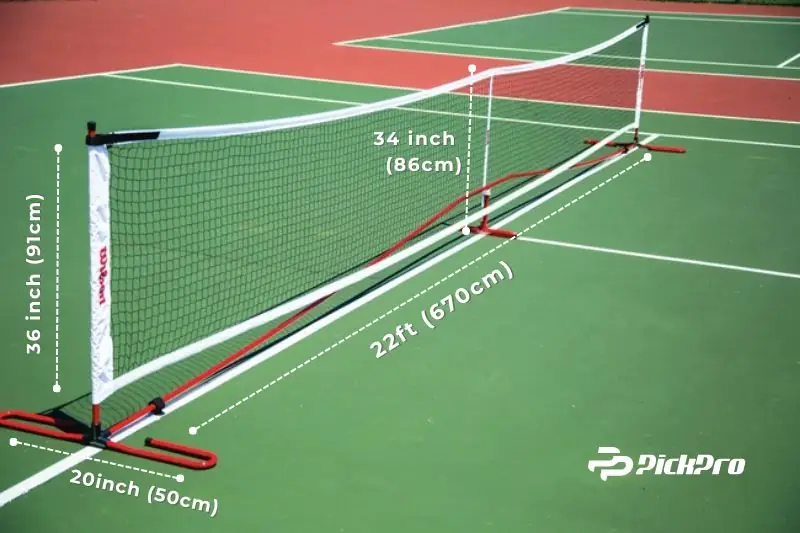 lưới pickleball di động và cố định lưới pickleball lắp ráp