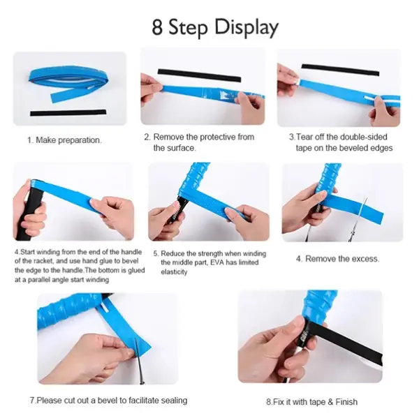 Bí Mật Quấn Cán Vợt Cầu Lông: Tăng Grip, Chuẩn Kỹ Thuật 2026 4 quấn cán vợt cầu lông vợt cầu lông với quấn cán mới