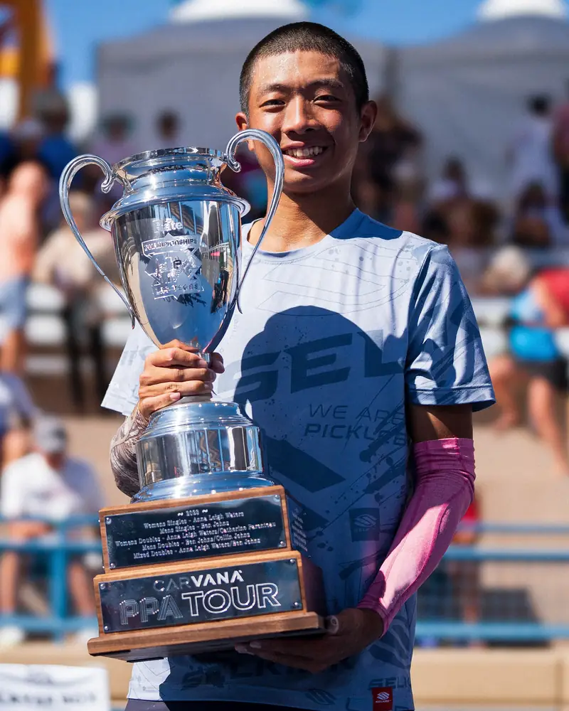 Quang Dương Pick Vận động viên pickleball Quang Dương ăn mừng thành tích phần 4