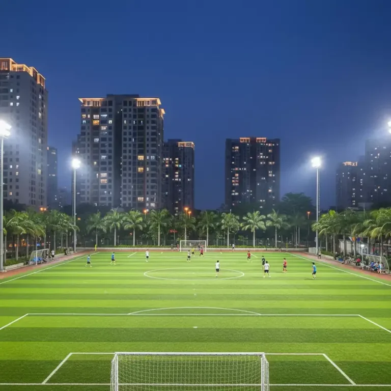 Sân bóng đá Celadon City: Review chi tiết sân cỏ chất lượng tại Tân Phú 6 san bong da celadon city quan tan phu khong gian san bong da celadon city voi mat co xanh muot va he thong den chieu sang hien dai