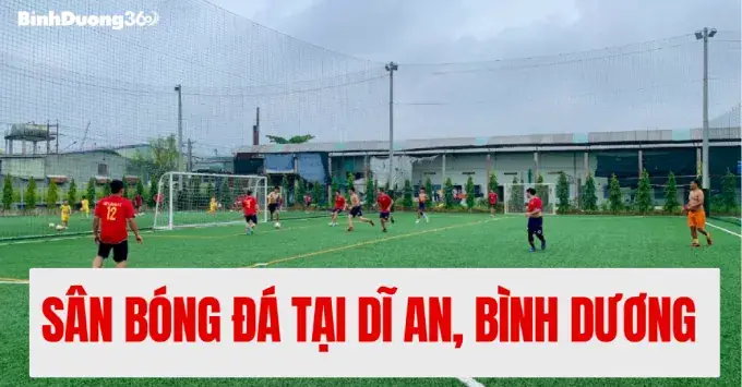 Sân bóng đá tại Phường Bình An Sân bóng Bình Thắng - Dĩ An - Bình Dương