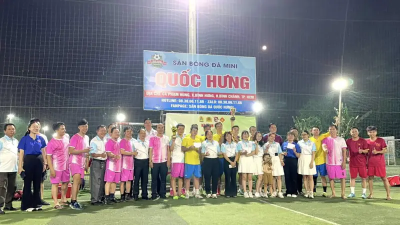 Khám Phá Sân Bóng Đá Quận 8: Top Sân Chất Lượng Nhất 2026 3 Sân bóng đá tại Quận 8 Sân bóng Quốc Hưng ARENA