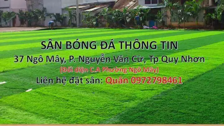 san bong da tai quy nhon san bong da thong tin