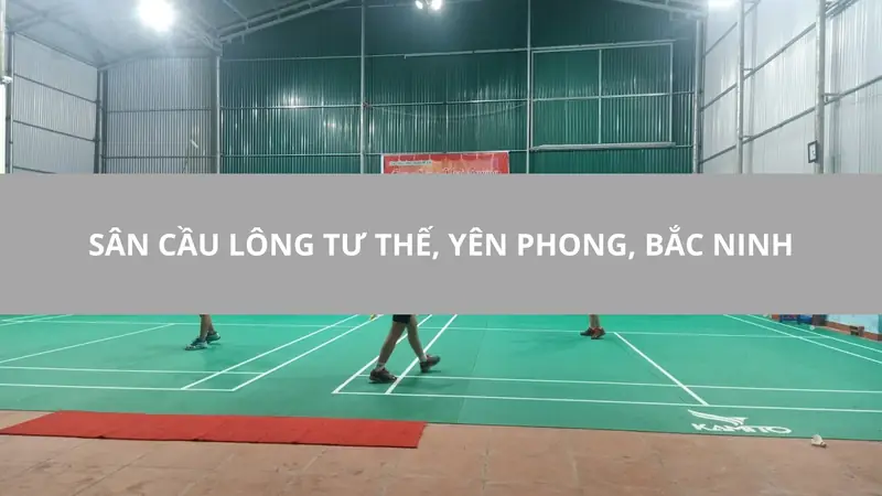 Sân cầu lông tại Bắc Ninh Sân Cầu Lông Hải Bắc