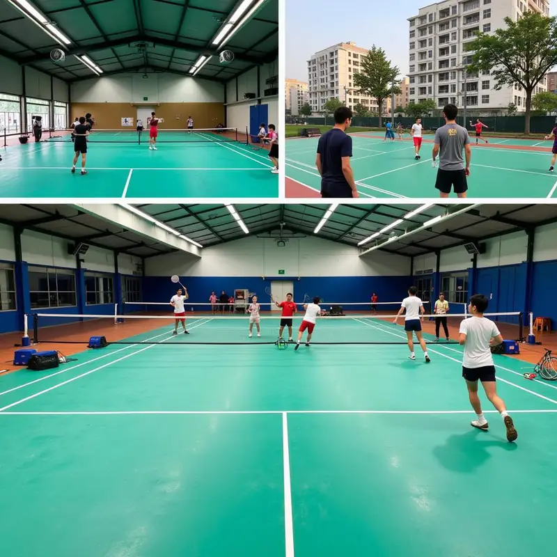 Sân cầu lông tại Đà Nẵng Sân cầu lông min tom