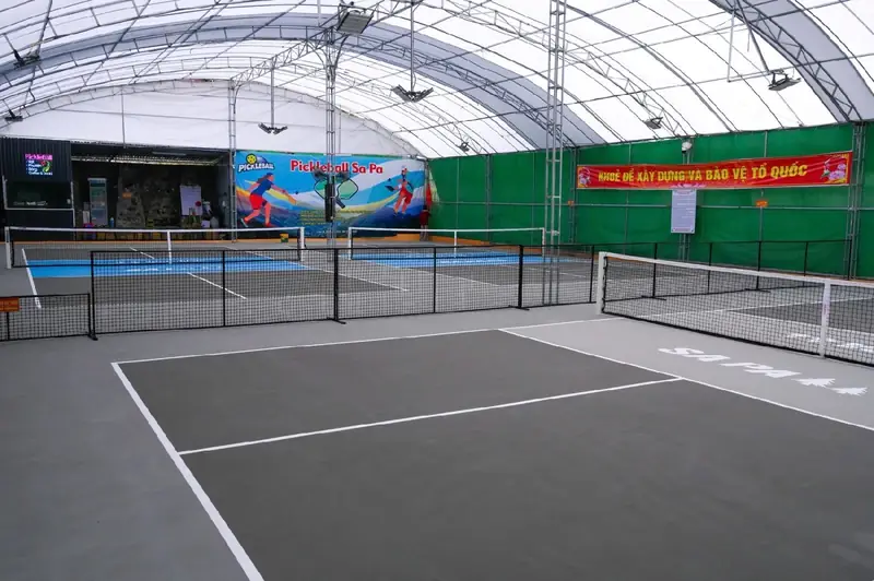 Sân cầu lông tại Lào Cai Sân PickleBall Sa Pa