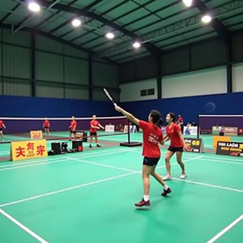 Sân cầu lông tại Phường Cầu Ông Lãnh Sân cầu lông SINH TỐ