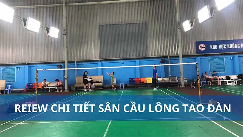 Sân Cầu Lông Quận 3: Khám Phá Thiên Đường Thể Thao & Giải Trí Hấp Dẫn 2026 3 Sân cầu lông tại Quận 3 Sân Cầu Lông Công Viên Tao Đàn với nhiều cây xanh và người chơi