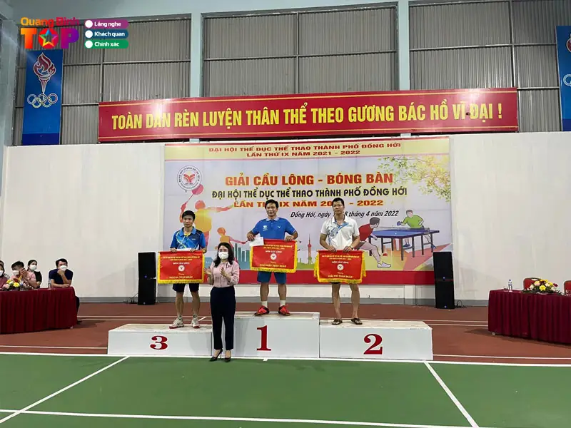 Sân cầu lông tại Quảng Bình Sân cầu lông Trung tâm thể dục thể thao Đồng Hới