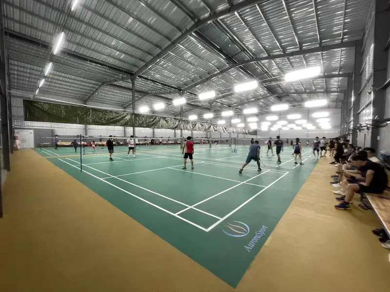 Khám Phá Top Sân Cầu Lông Tại Sài Gòn Chuẩn 2026 9 Sân cầu lông tại Sài Gòn Aurora Sport
