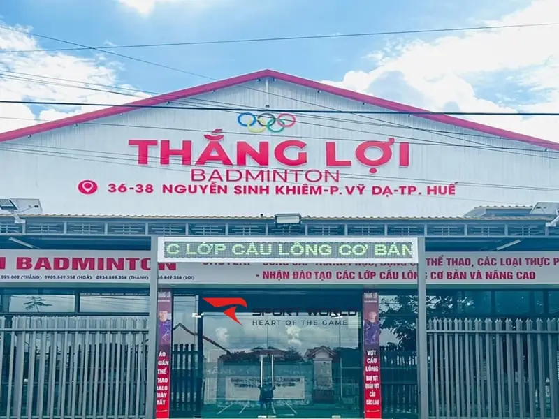 Sân cầu lông tại Thừa Thiên Huế Nhà Thi Đấu Cầu Lông Thắng Lợi