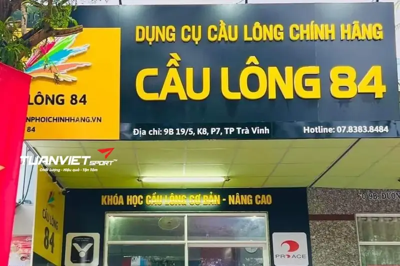 Sân cầu lông tại Trà Vinh SHOP CẦU LÔNG 84 - 19/5