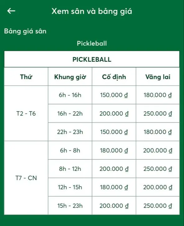Top 10 Sân Pickleball Hà Nội: Khám Phá Điểm Đến Lý Tưởng 2026! 3 sân pickleball các quận Hà Nội bảng giá sân pickleball