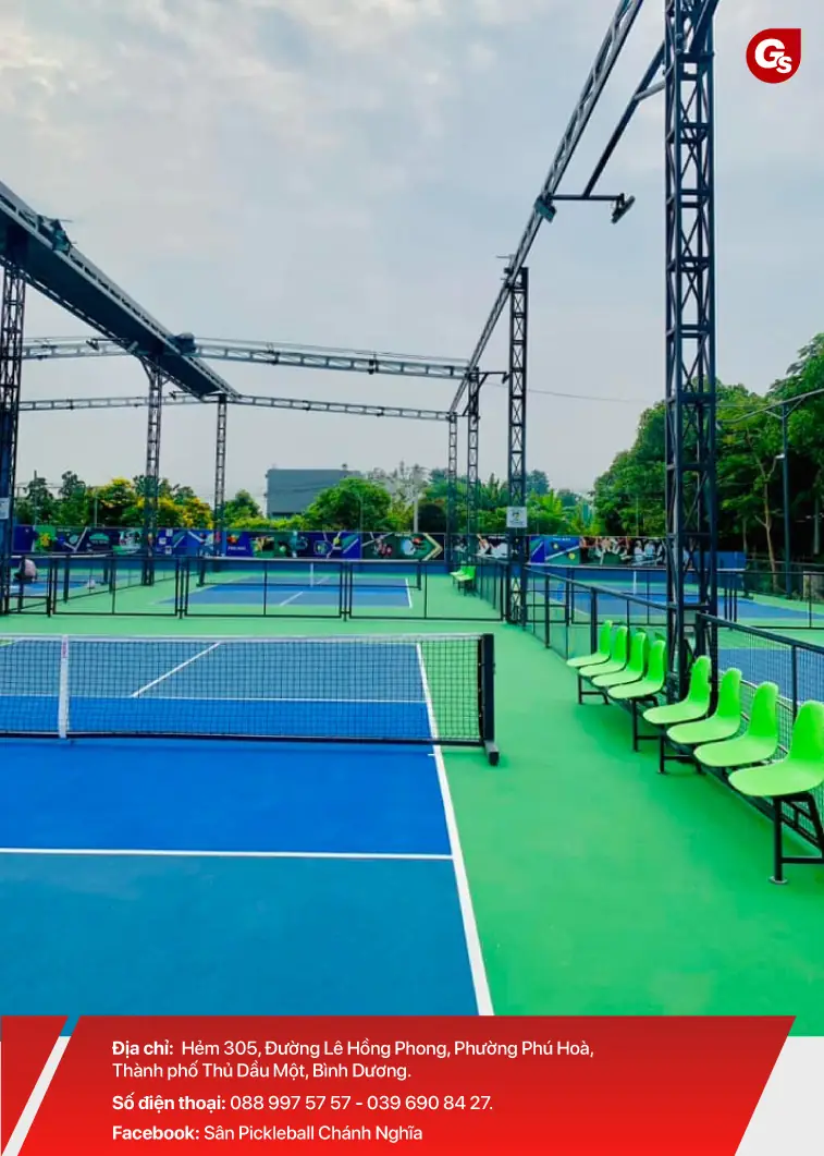 Khám Phá Sân Pickleball Ngoài Trời Tại Bình Dương: Top Địa Điểm Chất Lượng 2026 4 Sân pickleball ngoài trời tại bình dương Sân Pickleball Chánh Nghĩa