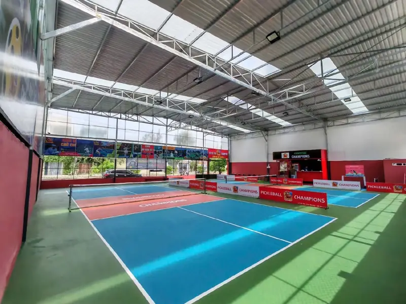 Sân pickleball tại Bình Định Pickleball Nhơn Bình