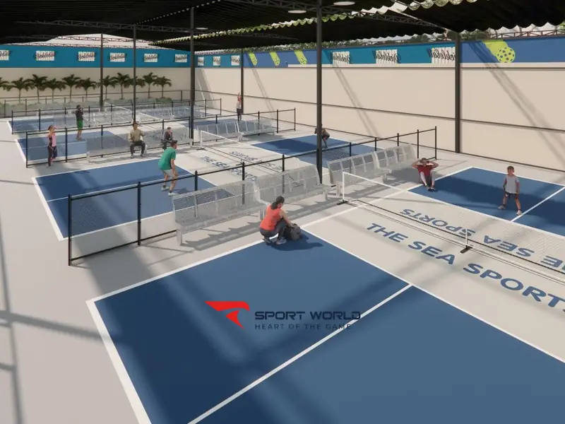 Sân pickleball tại Bình Tân The Sea Sports Pickleball