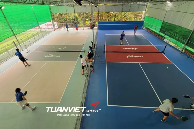 Sân pickleball tại Đồng Tháp Sân PickleBall Tân Tiến Cai Lậy