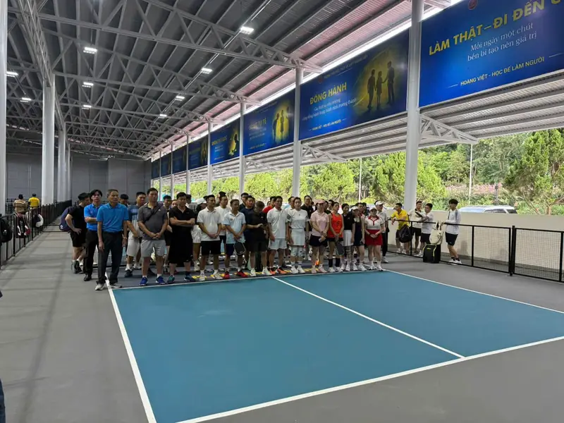Sân pickleball tại Hải Dương Sân Pickleball An Phụ CLB Vững Mạnh