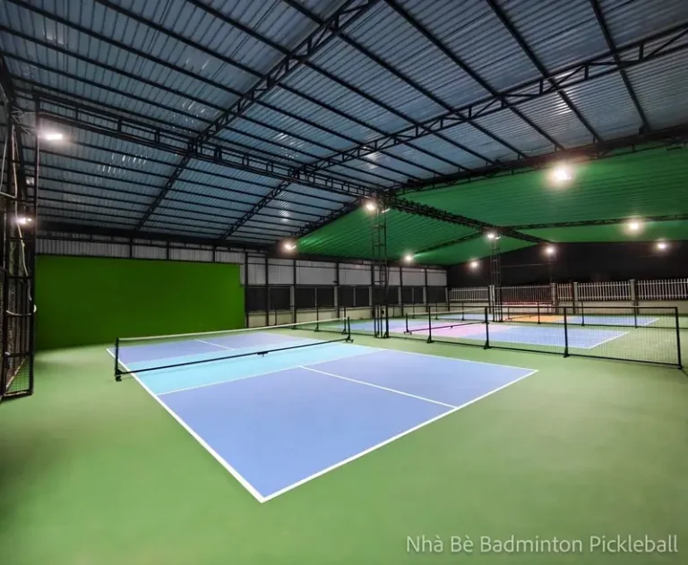 san pickleball tai huyen nha be san nha be badminton pickleball