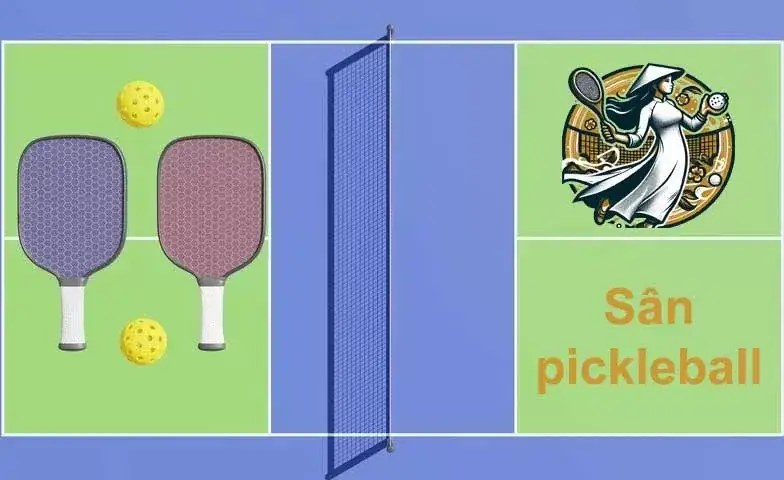 Sân pickleball tại Lạng Sơn Sân HTD PICKLEBALL CLUB
