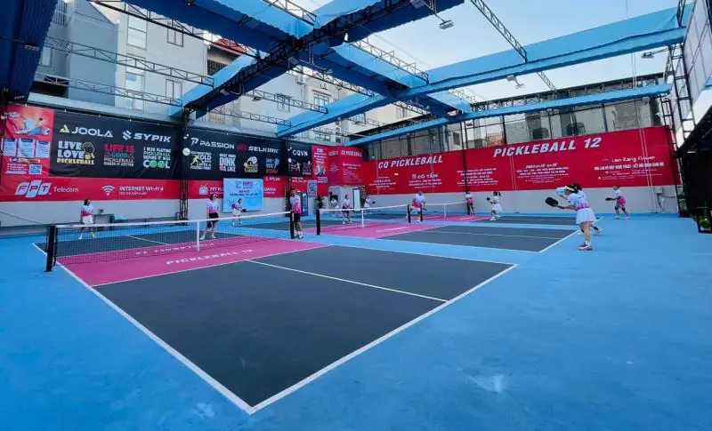 Sân pickleball tại Lạng Sơn Sân Pickleball CQ