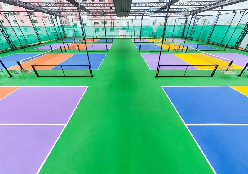 Sân pickleball tại Phường Cô Giang Pickleball Q1- Pickleball Rooftop - Câu lạc bộ Amber