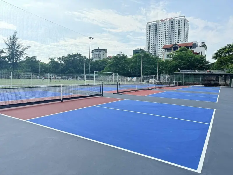 Sân pickleball tại Quận Hoàng Mai Sân bóng Pickleball Taydo Hoàng Mai