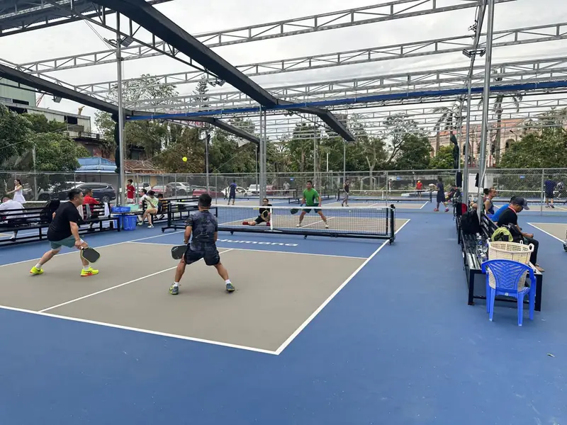 Sân pickleball tại Quận Hồng Bàng Sân Pickleball Bạch Đằng