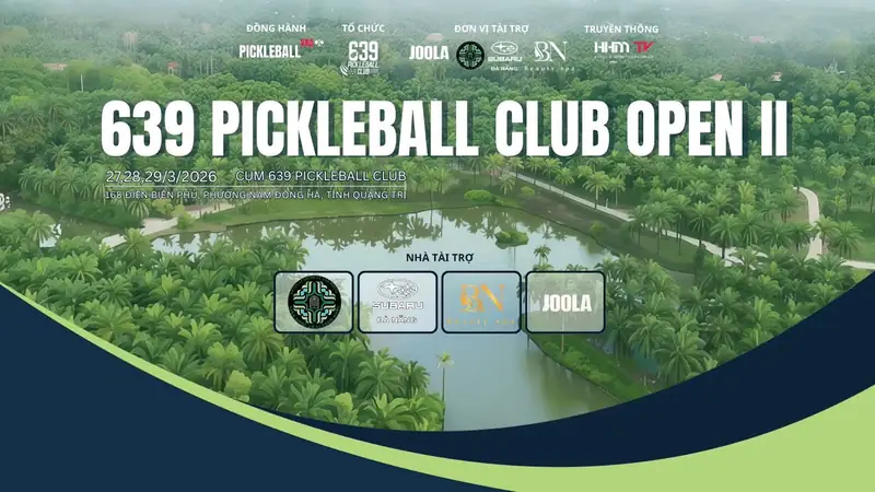 Sân pickleball tại Quảng Nam 639 Pickleball Club