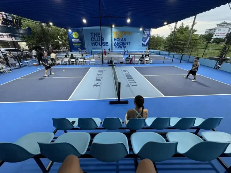 san pickleball tai quang nam the club house pickleball hoian