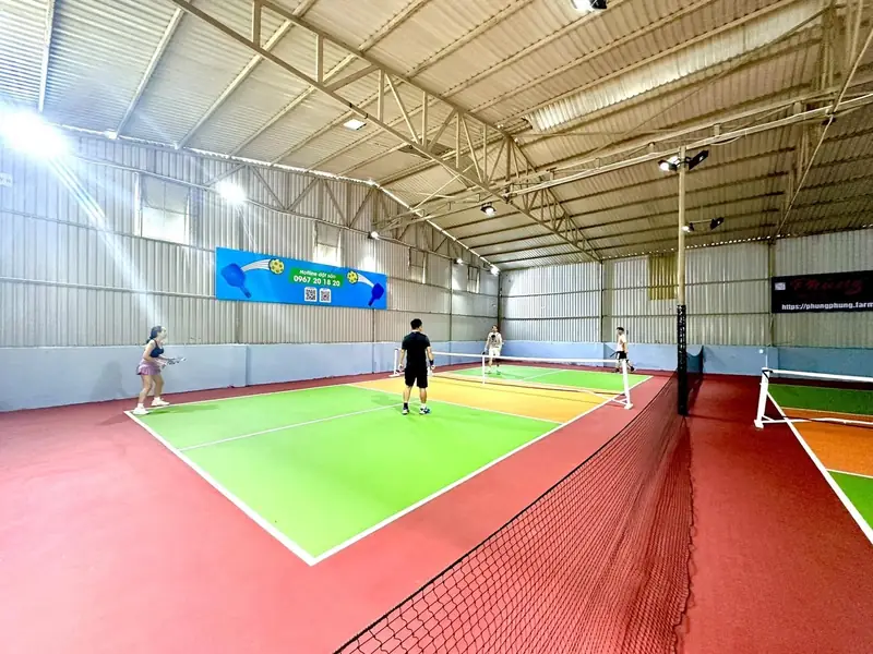 Sân pickleball tại Tân Bình Sân MỘC PICKLEBALL