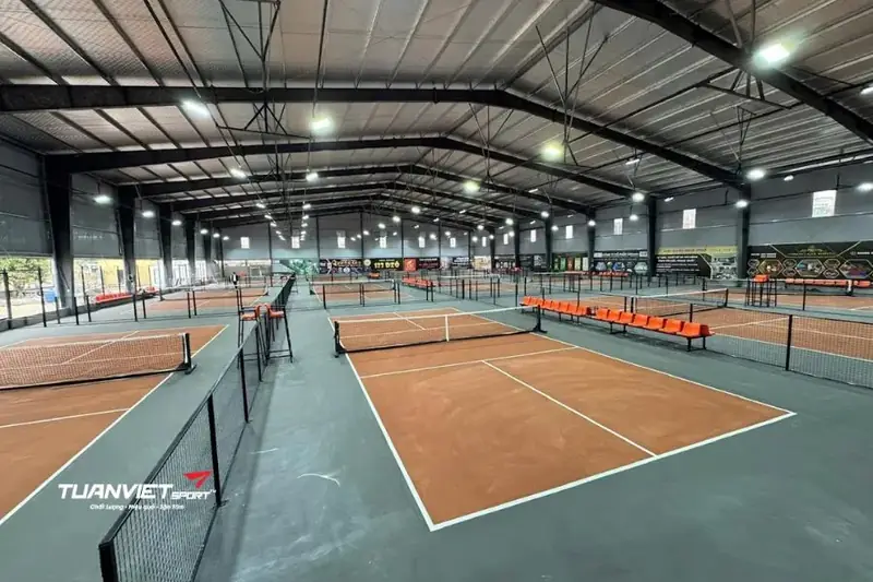 Sân pickleball tại Thái Bình Arena Pickleball Club