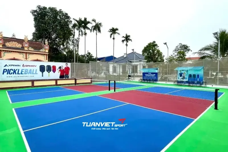 Sân pickleball tại Thái Bình Sân Pickleball Hưng Nhân