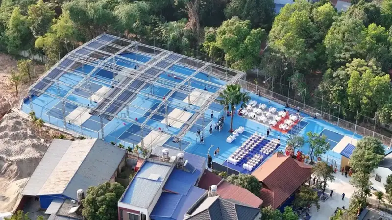 Sân pickleball tại Thái Nguyên Pickleball Thái Nguyên Xanh