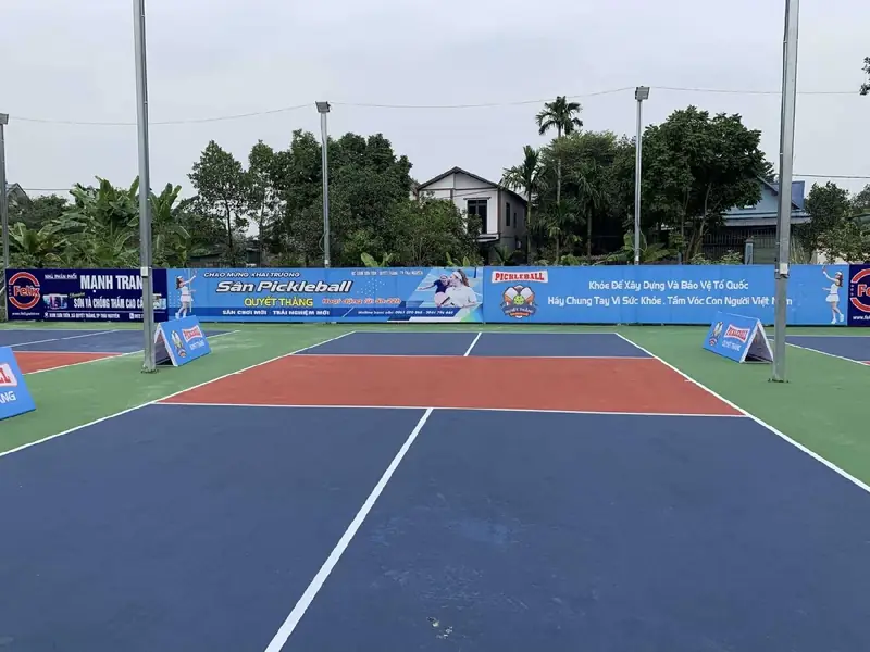 Sân pickleball tại Thái Nguyên Sân The King Pickleball Phú Bình