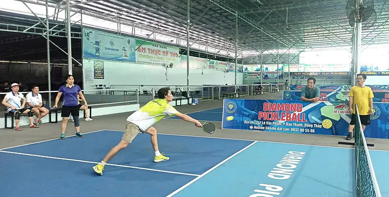 Sân pickleball tại Tiền Giang Pickleball Diamond Tiền Giang