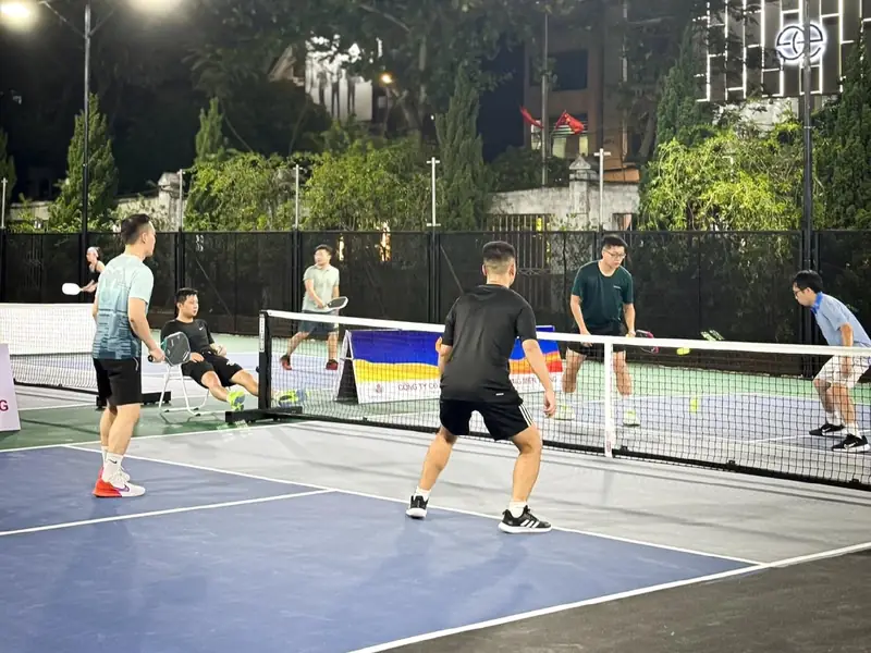 Sân pickleball tại Vinh Sân Pickleball Central Park