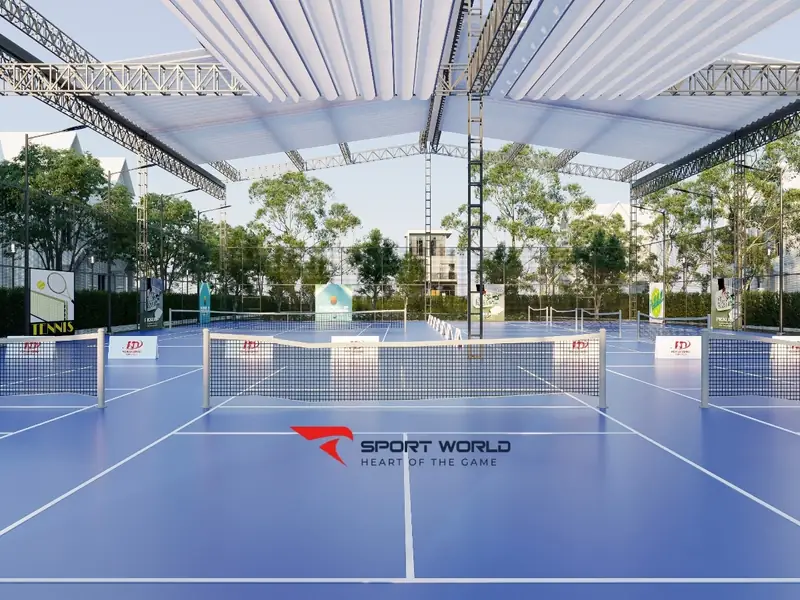 Sân pickleball tại Vinh Sân PickleZone