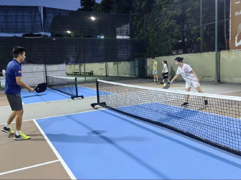 Sân pickleball trong nhà tại hải phòng Sân Pickleball 633 Vĩnh Niệm