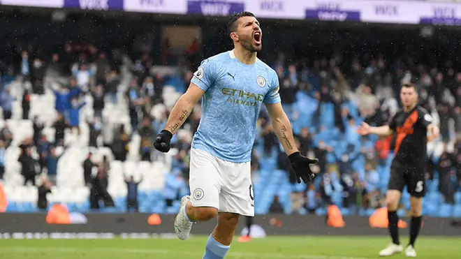 Sergio Agüero: Hành Trình Huyền Thoại Của "El Kun" 3 Sergio Agüero Sergio Agüero ăn mừng bàn thắng cho Manchester City phần 4