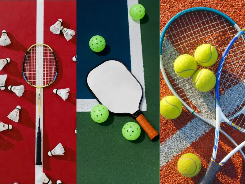 Pickleball, Tennis, Cầu Lông: Đâu Là Cuộc Đua Quyết Định Cho Bạn Năm 2026? 2 so sánh pickleball với tennis và cầu lông vợt pickleball và bóng