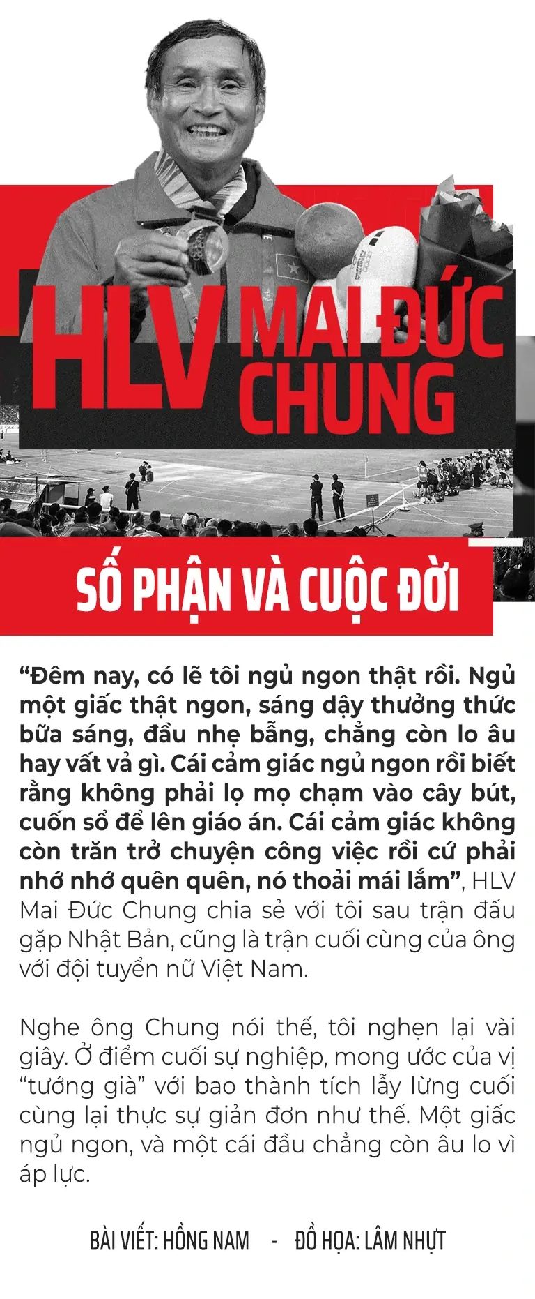 tiểu sử hlv mai đức chung HLV Mai Đức Chung chỉ đạo