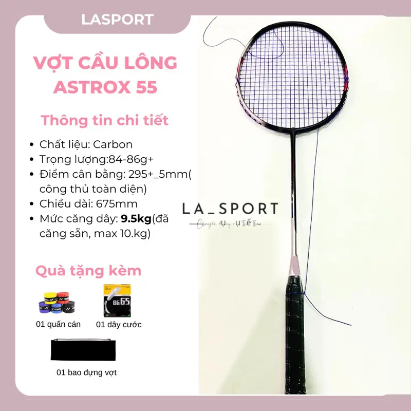 vợt cầu lông giá rẻ trọng lượng vợt cầu lông