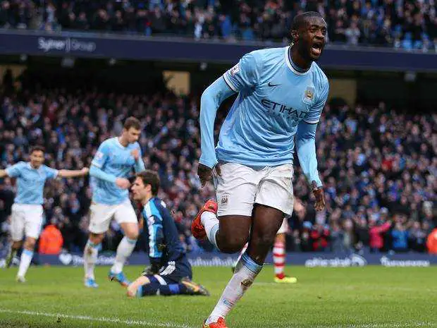 Yaya Touré: Hành Trình Vĩ Đại Của "Quái Vật" Tuyến Giữa 3 Yaya Touré Yaya Touré ăn mừng bàn thắng trong màu áo Manchester City phần 4